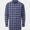 Alan Paine Ilkley Flannel Button Down Shirt - Shooting Fit