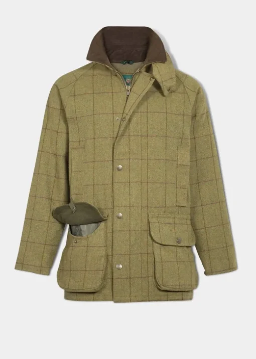 Alan Paine Men's Rutland Waterproof Tweed Shooting Coat