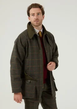 Alan Paine Men's Rutland Waterproof Tweed Shooting Coat