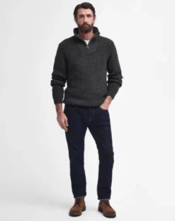 Barbour New Tyne Half Zip Sweater