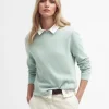 Barbour Women's Lavender Crew Neck Jumper