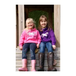 British Country Collection Dancing Unicorn Childs Hoodie