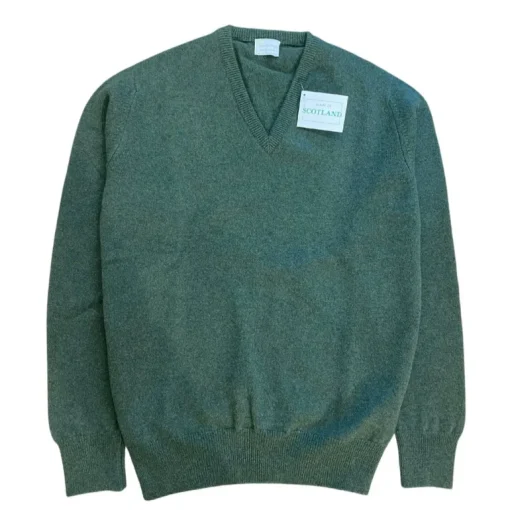 Country Ways Scotland Men's Lambswool V Neck Sweater