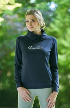 Covalliero Women's Shawl Collar Sweater SS22