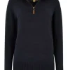 Dubarry Women's Rosmead Zip Neck Jumper