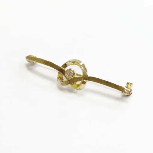 Equetech Twirl Crystal Stock Pin