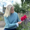 Harley of Scotland Women's Turtle Neck Moss Knit