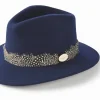 Hicks & Brown Suffolk Fedora (Guinea Feather Wrap)