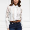 Holland Cooper Broderie Lace Shirt