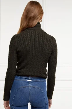 Holland Cooper Women's Seattle Roll Neck Cable Knit Jumper