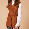 Hunt & Hall Women's Wentworth Faux Suede Gilet
