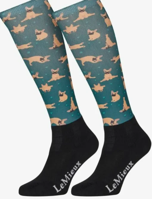 LeMieux Pugs Footsies Socks