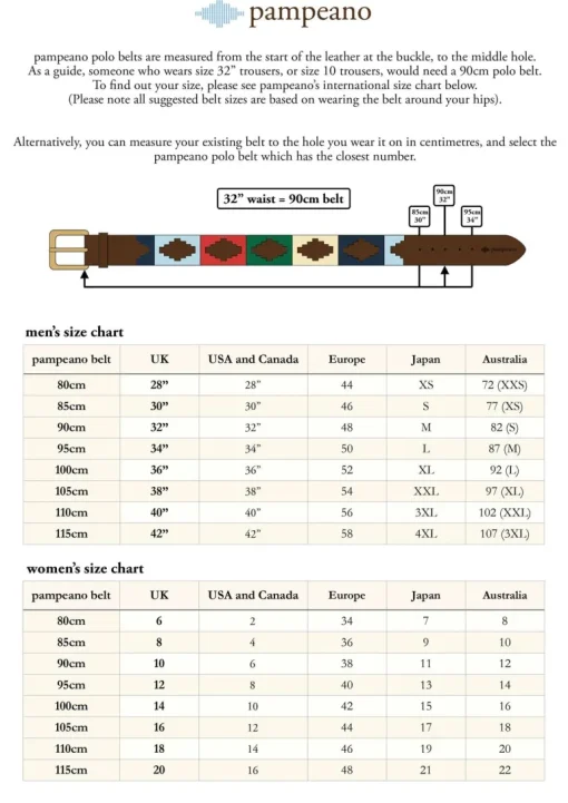 Pampeano Polo Belt Rosa