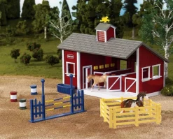 Breyer Red Stable Playset