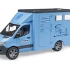 Bruder MB Sprinter Animal Transporter with Horse