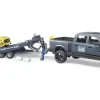 Bruder RAM Power Wagon & Roadster Bruder Racing Team