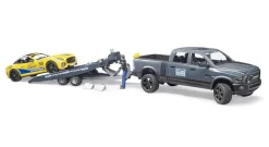 Bruder RAM Power Wagon & Roadster Bruder Racing Team