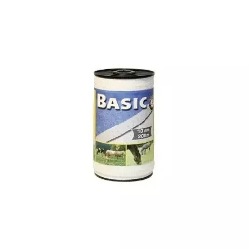 Corral Basic Fencing Tape White - 200m x 10mm