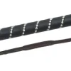 Fleck SilkTouch Crystal Handle Dressage Whip