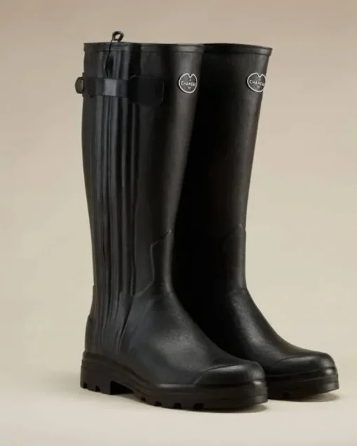 Le Chameau Men's Chasseur Neoprene Lined Full Zip Wellington Boots
