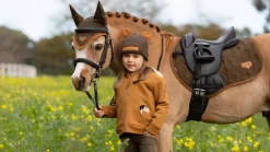 LeMieux Mini Suede Jump Square AW24