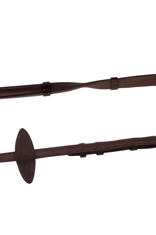 Montar Leather/Rubber Reins French Hooks