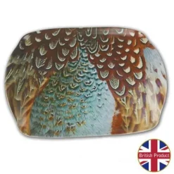 Pheasant Feather Medium Melamine Serving Tray by Charles Sainsbury-Plaice